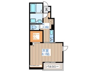 シューネスハイム　ミルト西館の物件間取画像